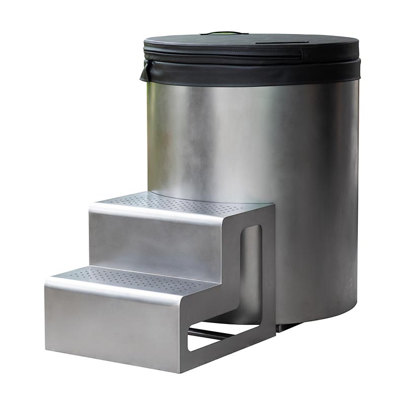 Buong 304 Stainless Steel Round Cold Plunge Tub Buong 304 Stainless Steel Round Cold Plunge Tub