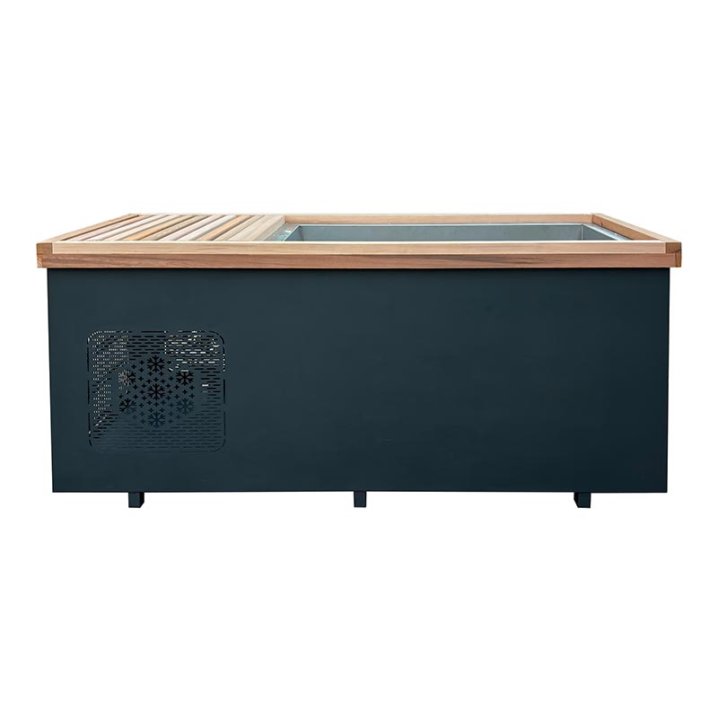 Malaking Red Cedar Cold Plunge na may 304 Stainless Steel