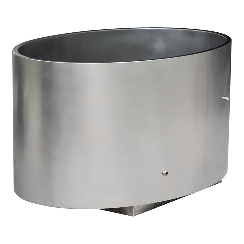 All-Stainless Steel Oval Cold Plunge Tub