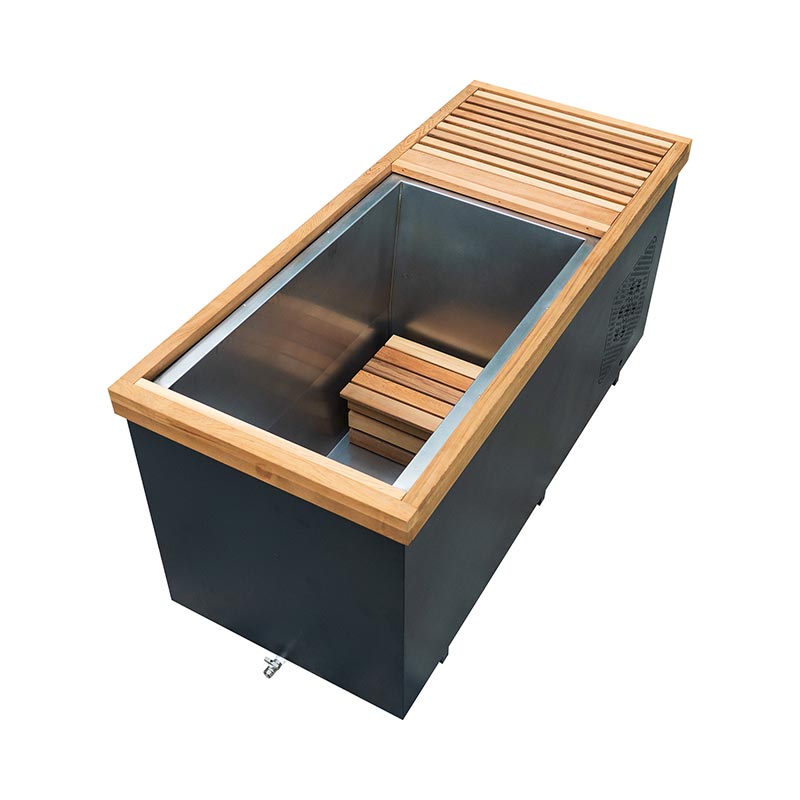 Malaking Red Cedar Cold Plunge na may 304 Stainless Steel