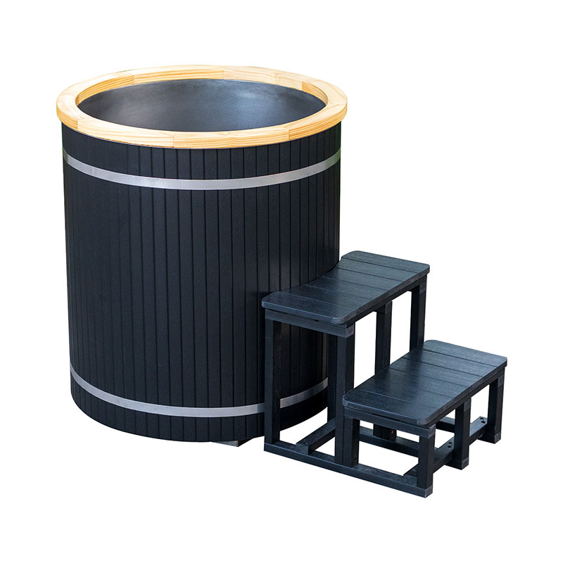 Composite Ice Bath Tub na may 304 Stainless Steel Liner