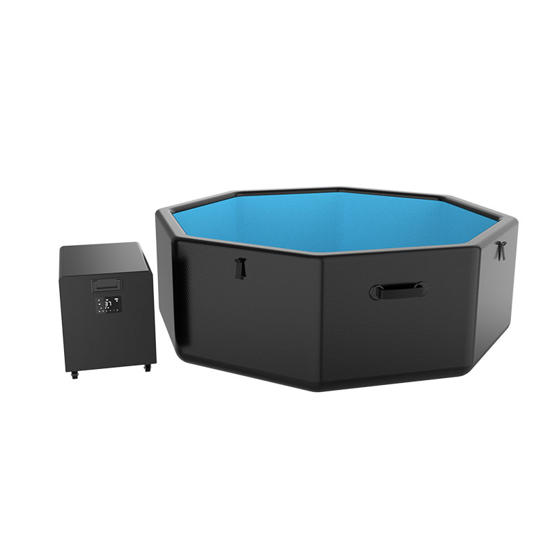 Octagon ice plunge pod para sa malamig na plunge chiller
