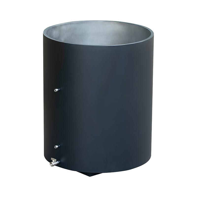 Reinforced 304 Stainless Steel Black Cold Plunge Tub