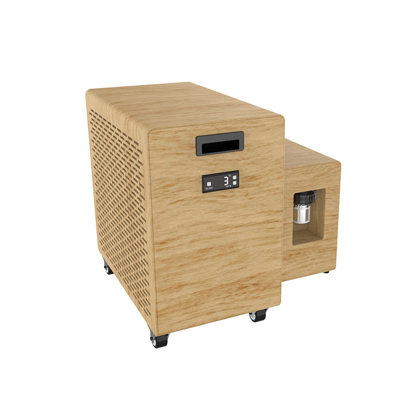 Seperated ice bath water filter water pump sterilizer