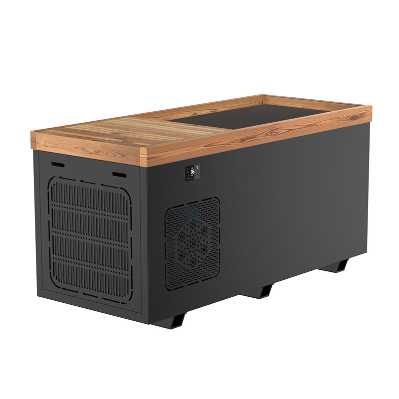 Hindi kinakalawang na asero malamig na plunge tub Hindi kinakalawang na asero malamig na plunge tub