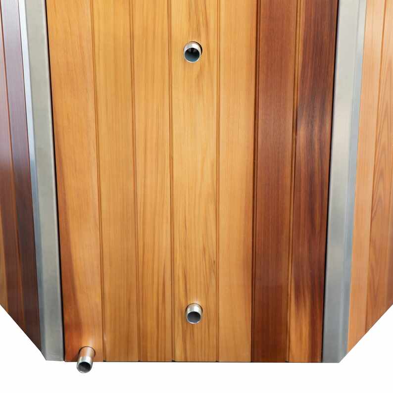 Cedar Cold Plunge Tub na may Access Step